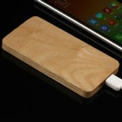 Slim wood case japan battery cells power bank images