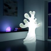 Tree shaped LED floor lamp with remote control for decoration images