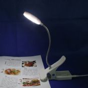 USB rechargeable LED book light with clip images