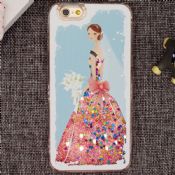 Mariage robe Glitter liquide Phone Case images