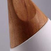 Wood and aluminum lamp images