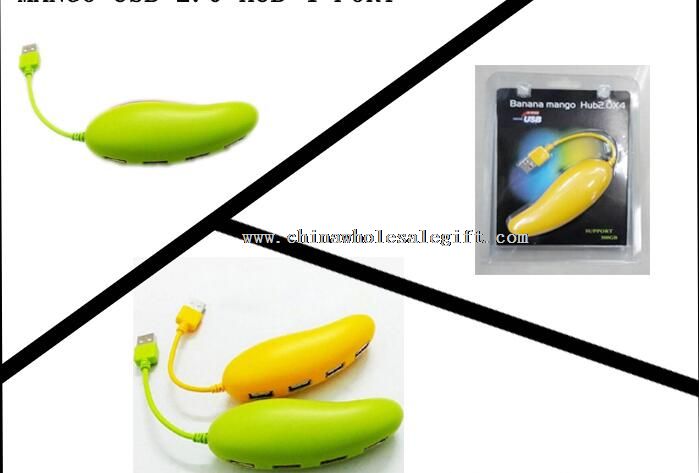 Mango geformt 2.0 Version USB-Hub