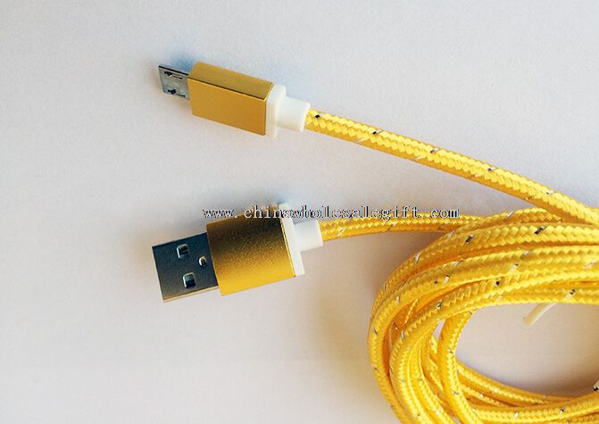 Metal mikro USB kablosu