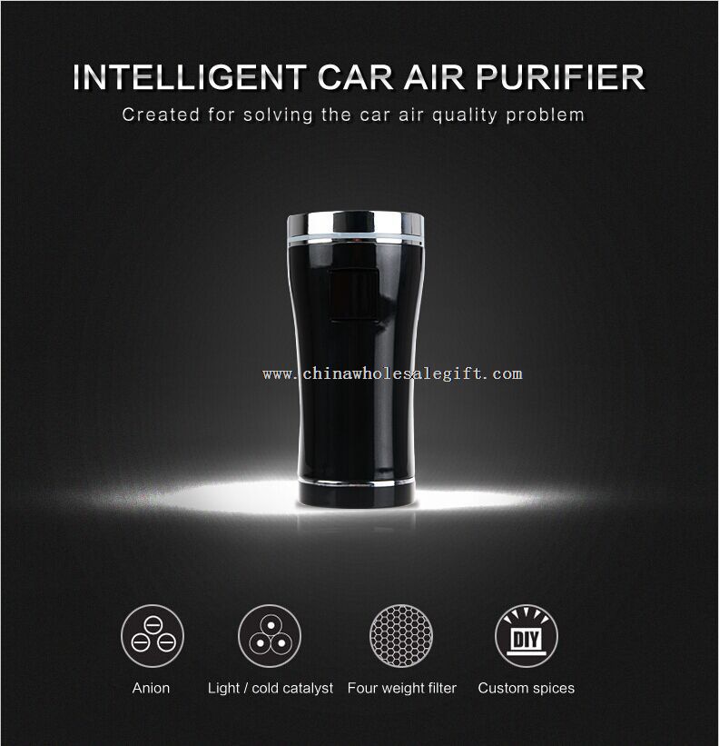 Mini best negative lonic car air purifier
