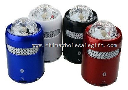 Luces de LED Disco mini Subwoofer inalámbrico Bluetooth altavoz