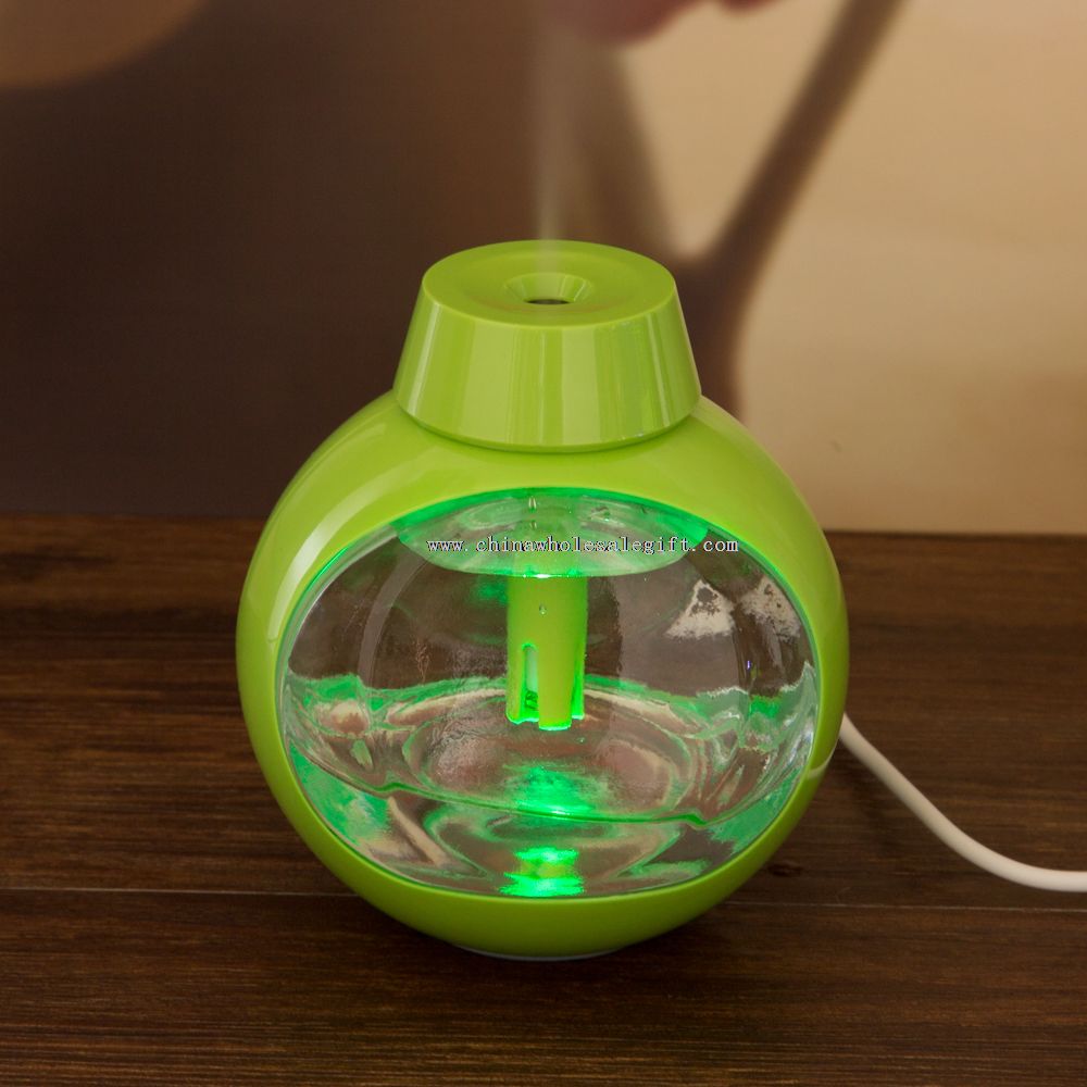 مینی USB غبار سمپاش هوا غبار کولر با رنگارنگ به رهبری نور