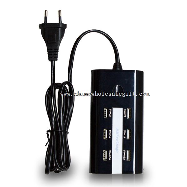 Multifuncional 6 conector de carga USB