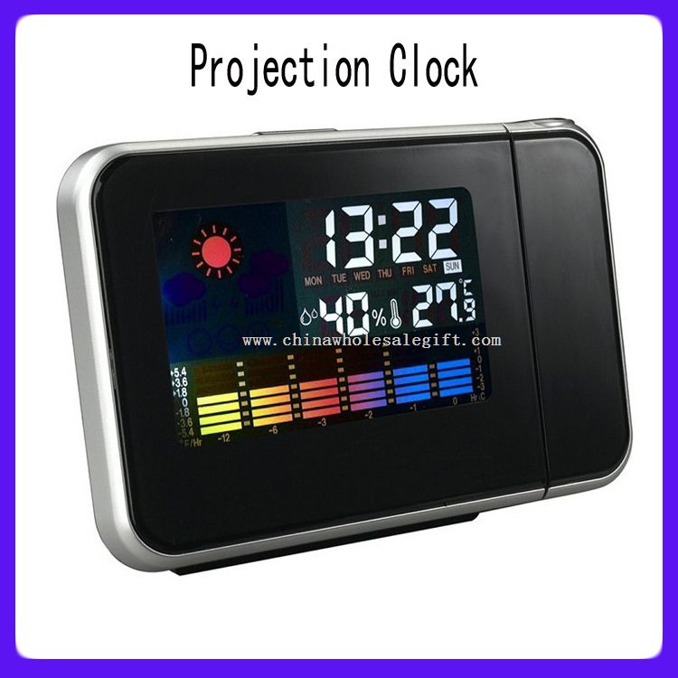Projector LED alarm clock