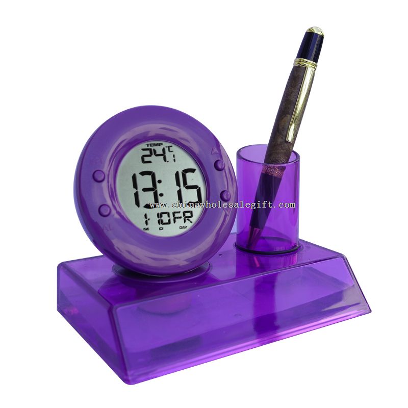 Promotional desktop calendar liquid and Water powered clock