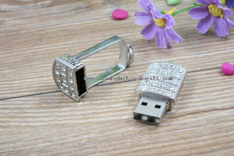 USB promocional jóias Crystal USB