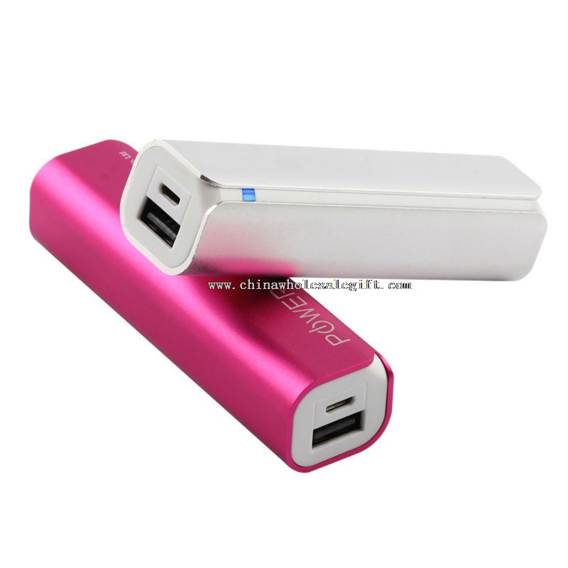 Slim with logo printing built-in cable power bank