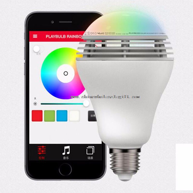 Akıllı ev LED ampul Bluetooth sözcü