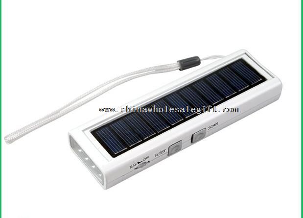 Solar flashlight radio charger
