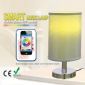 Arabic style fabric shade table lamp with bluetooth speaker small picture