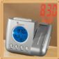 Calendar fashion led backlight weather station projection clock small picture
