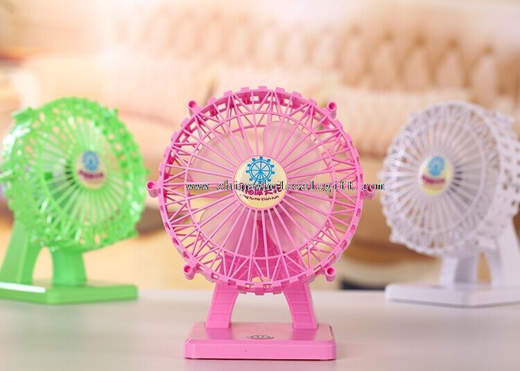 Table chargeable fan