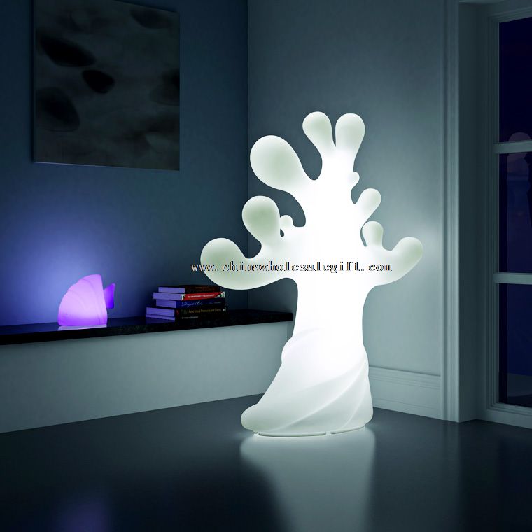 Lampada da terra LED con telecomando per la decorazione a forma di albero