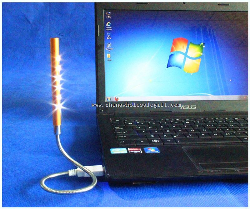 Lumière de clavier ordinateur portable USB port