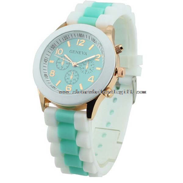 Double color Silicone Watch