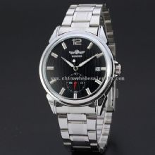 mechanical movement full steel mens skeleton watches images