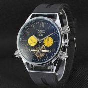Luxusní obchodní kožené hodinky images
