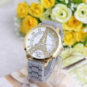 silicone men Eiffel Tower fashion watches images