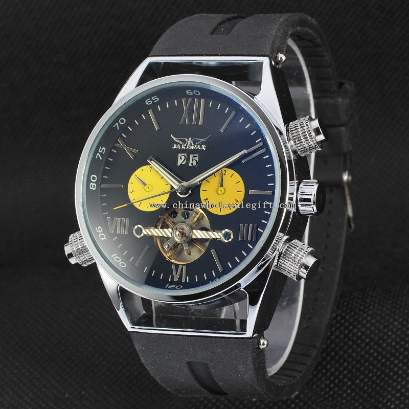 luksus business leather watch