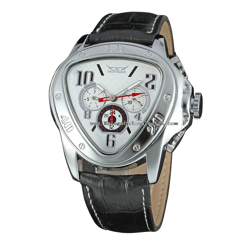 mens leather watches