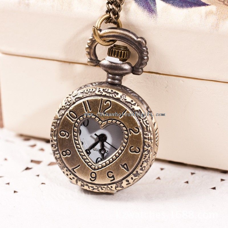 Pocket Watch with Metal Chain