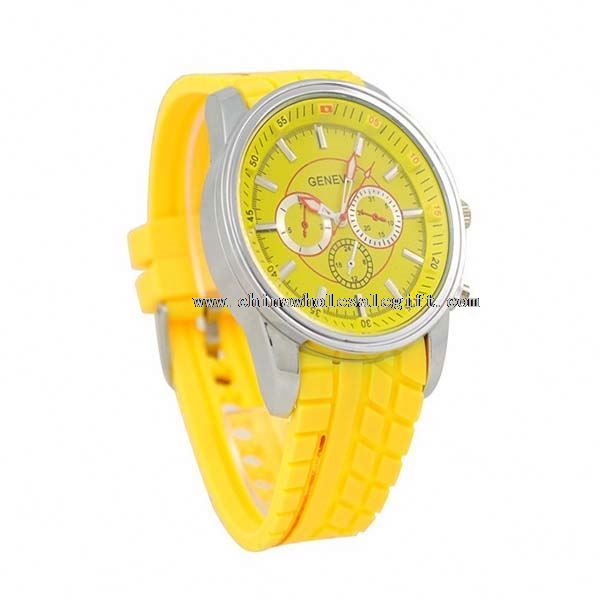 orologio di gomma di silicone