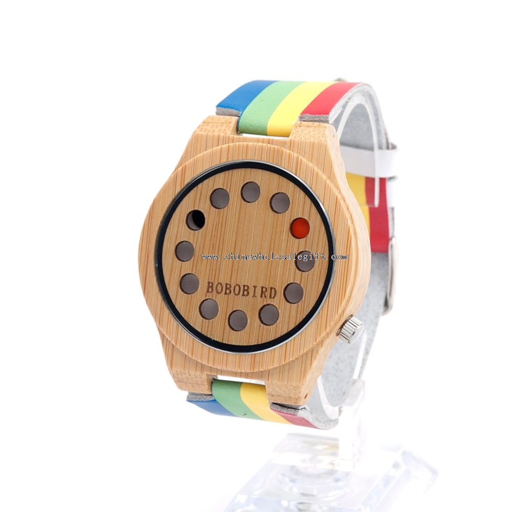 Relojes de madera de bambú