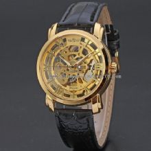 womens geneva leather hollow watch images
