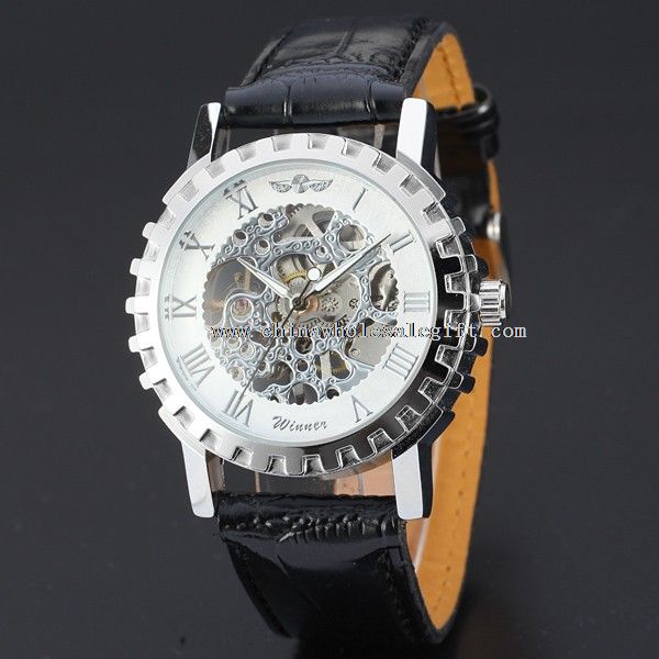 Leather Mechanical Watch