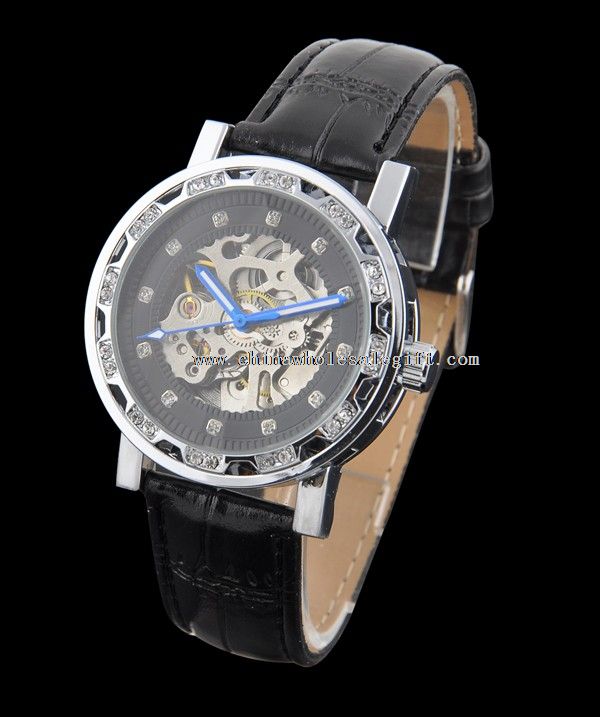Leather Watchband Wrist Watch