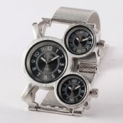 3 time zone japan movement sports quartz Watches images