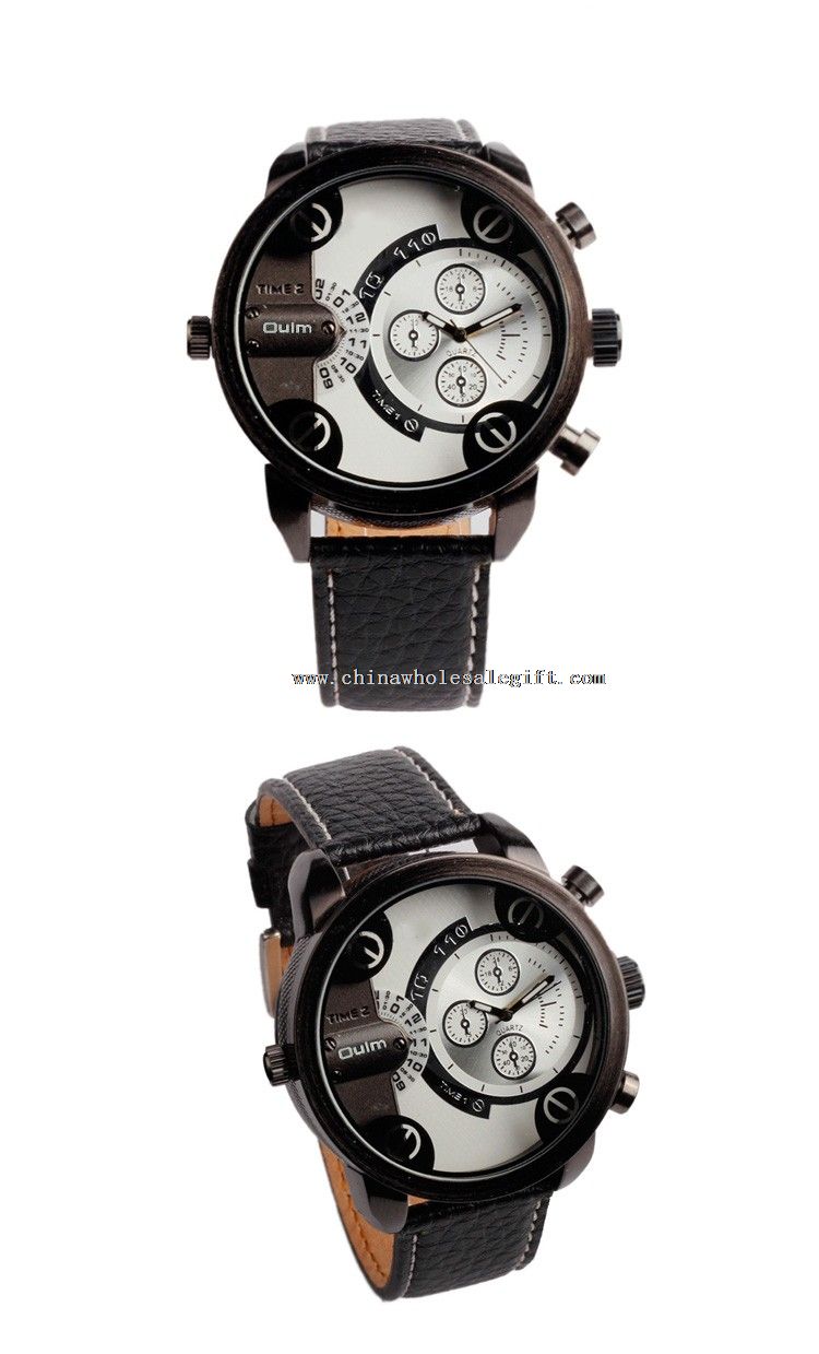 Military Wristwatch watch with Double Move