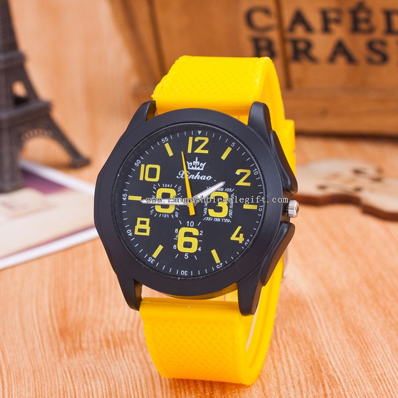 Nowości mody prezent silikonowy zegarek