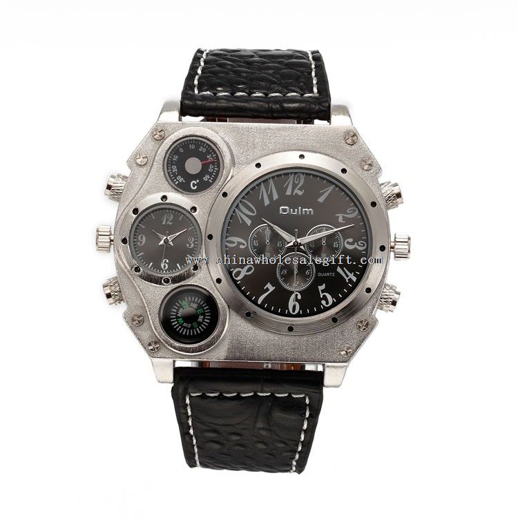 Sports Military Watch with Compass & Thermometer