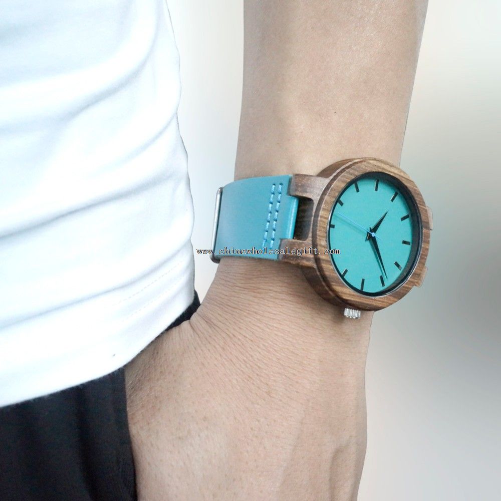 wooden dial watch