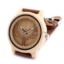Reloj de madera de lujo de moda images