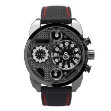 Hommes Sport Quartz Silicone LED Watch images