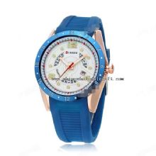 silicone Casual hommes Sport marque montres bracelets images