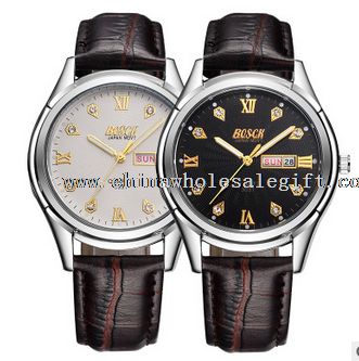 genuine leather watches for men