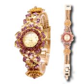 Metall-Kette Genfer Uhren für Frauen Uhren images