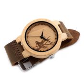 Natural Africa flat wooden watch images