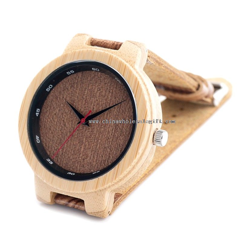 Homens quartzo wewood watch