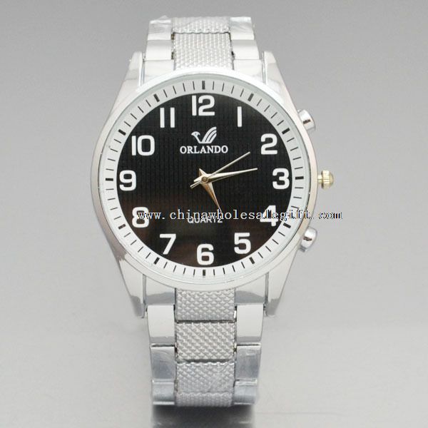 silver stainless steel mens watches