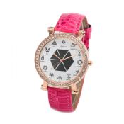 women leather strap watch images