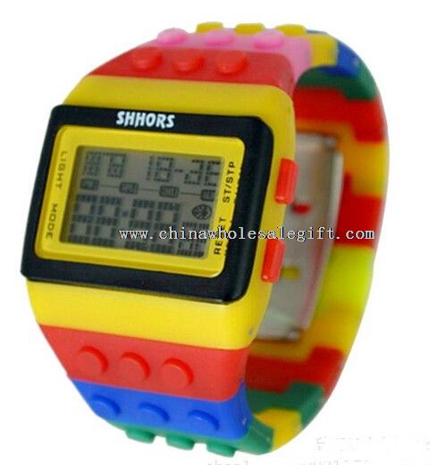 silicone led watch