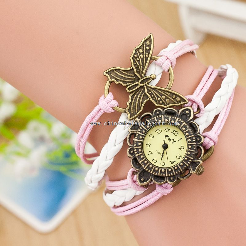 butterfly pendant watch